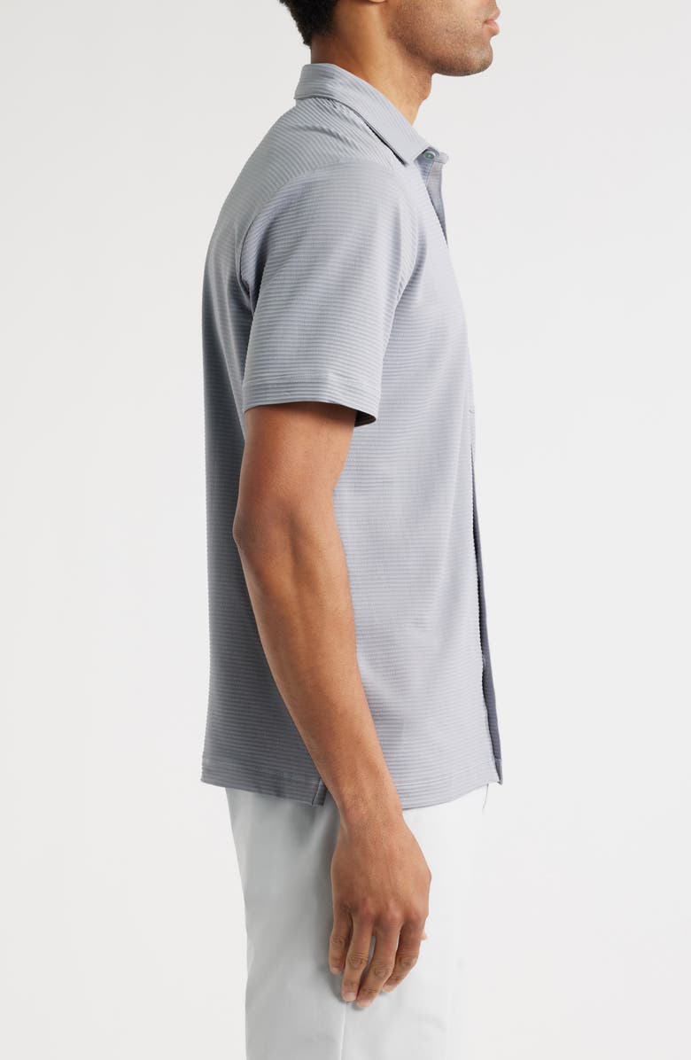 Tommy Bahama Costa Wave Camp Short Sleeve Button-Up Shirt, Alternate, color, Iced Slate