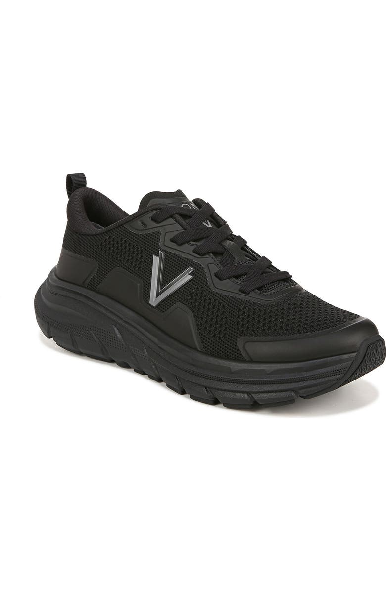 Vionic Walk Max Water Repellent Sneaker, Main, color, Black