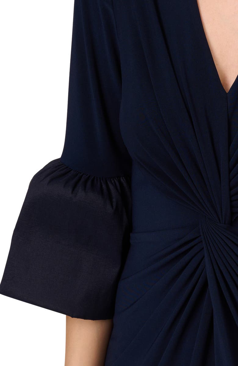 Adrianna Papell Jersey & Taffeta Dress, Alternate, color,