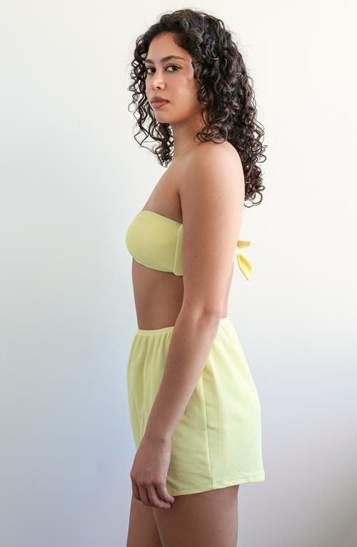 Dippin Daisys Hudson Bandeau Bikini Top In Yellow