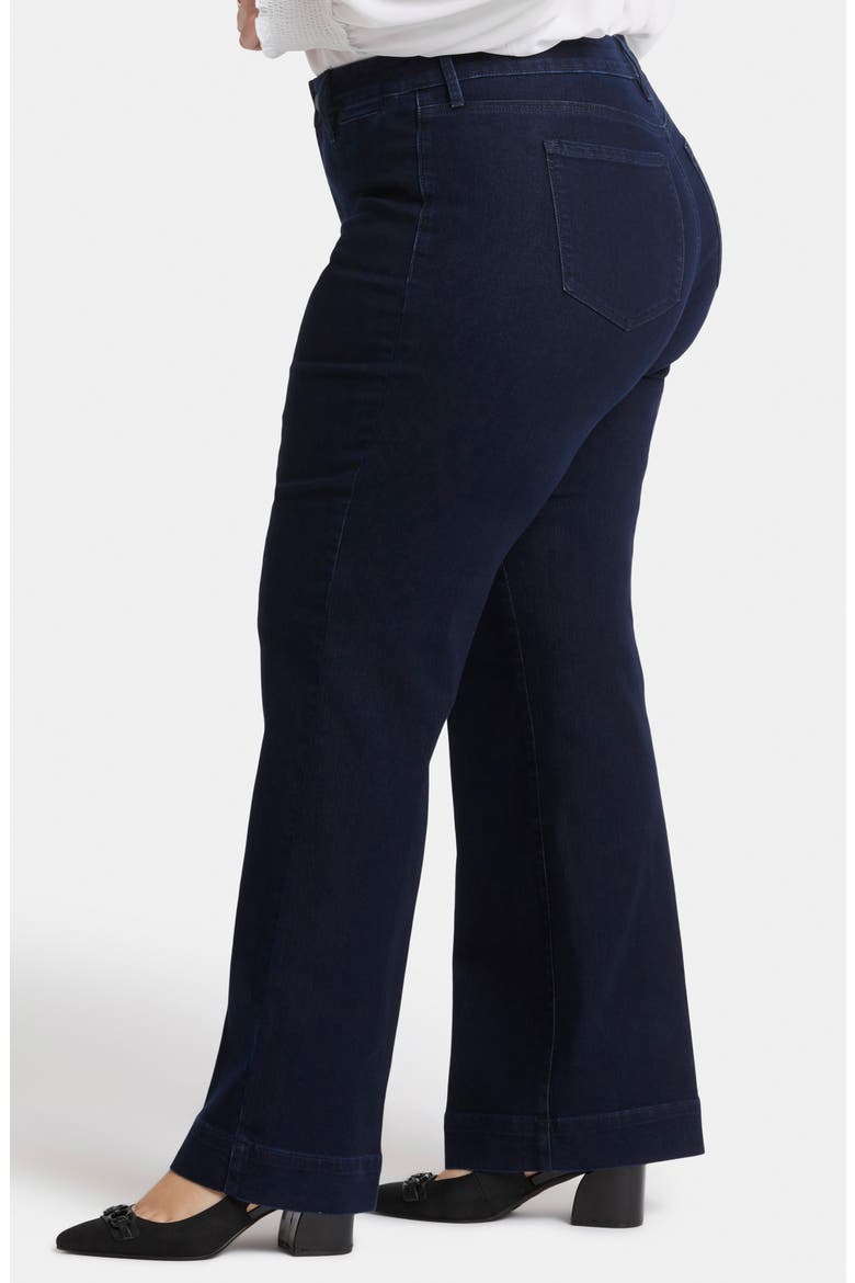 Teresa Wide Leg Trouser Jeans, Alternate, color, DARK ENZYME