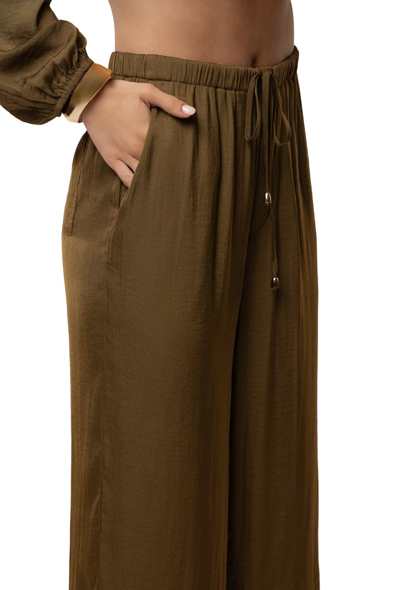 Seaside Glow Pants, Alternate, color, Olive