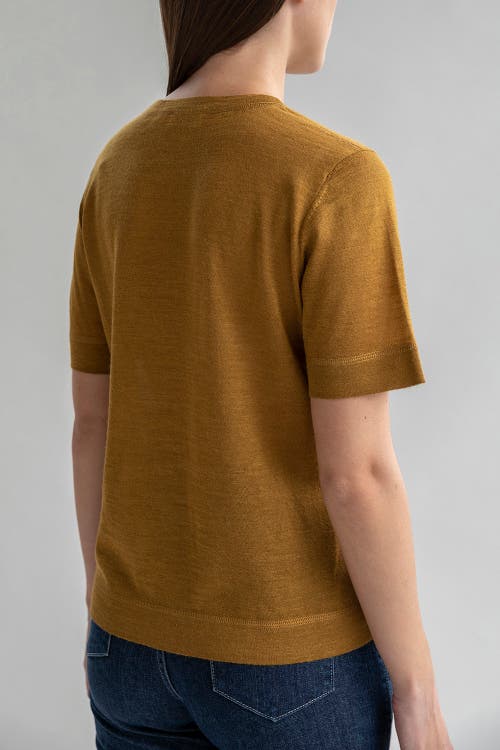 Sskein Sweater Tee In Golden