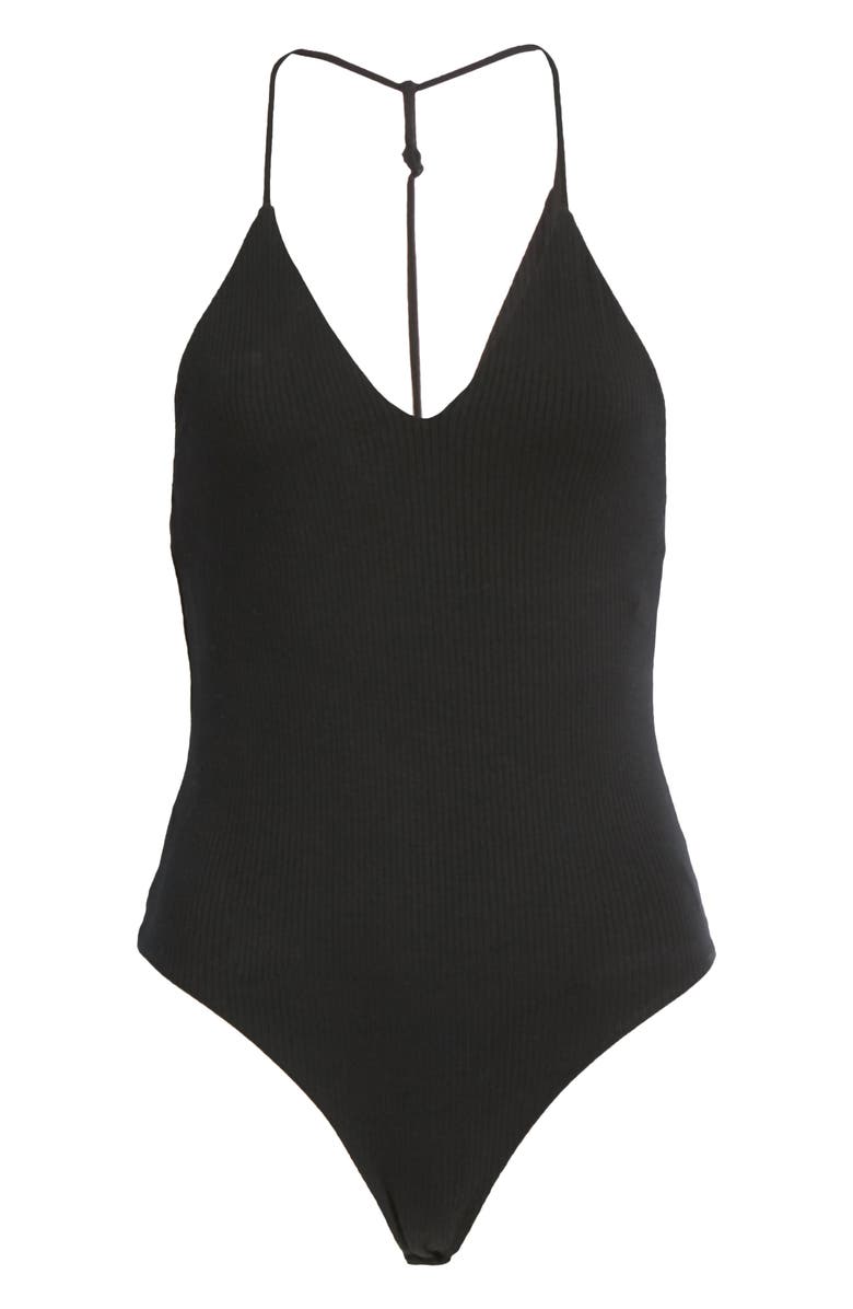 AFRM Hara T-Back Rib Bodysuit, Alternate, color,