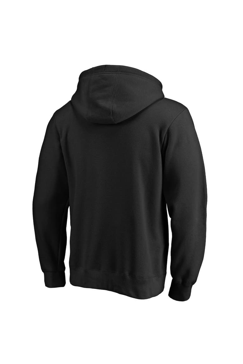 Men's Fanatics Branded Black San Jose Sharks Authentic Pro Secondary Logo Pullover Hoodie, Alternate, color, Black
