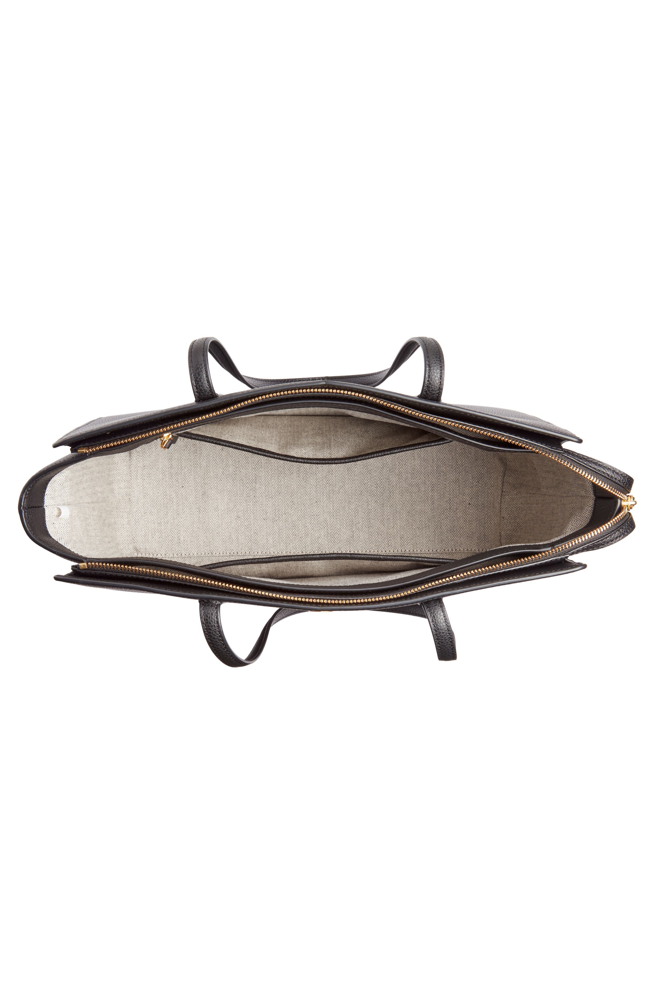 Tory Burch Robinson Leather Tote, Alternate, color, 