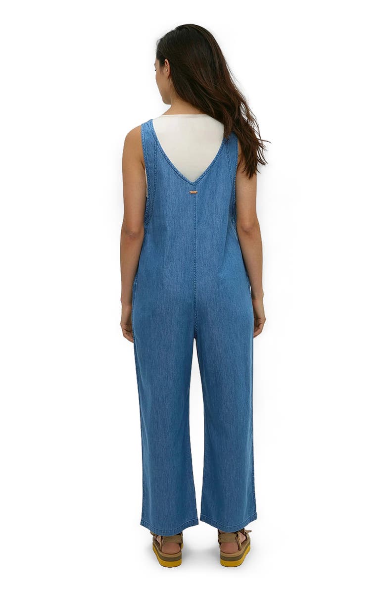 tentree Nova Overall, Alternate, color, Mid Wash