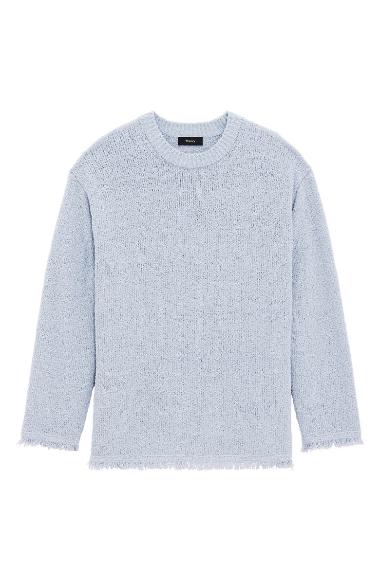 Theory Relaxed Organic Cotton Blend Terry Sweater, Alternate, color,
