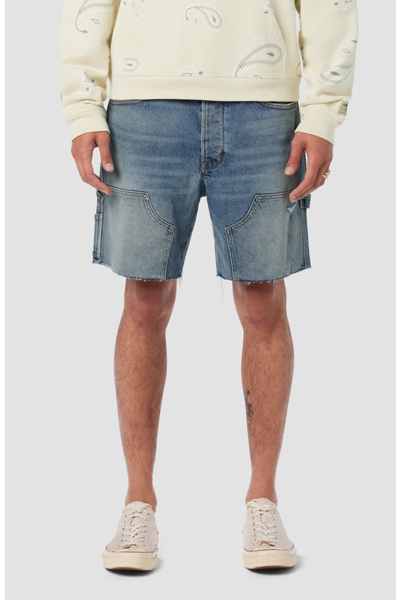Denim Carpenter Shorts, Main, color, OFF DUTY