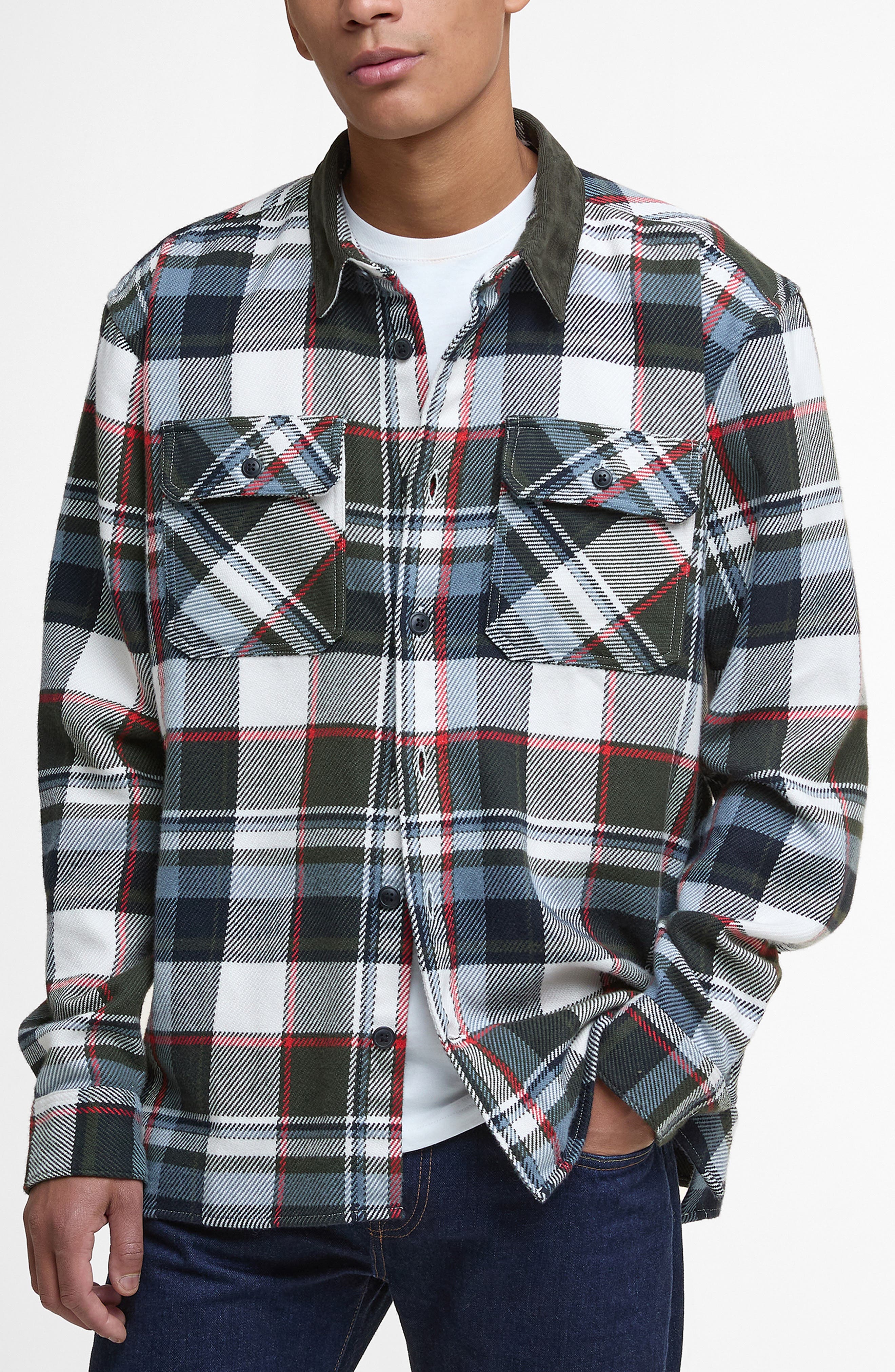 Grasmoor Plaid Heavyweight Cotton Twill Button-Up Shirt