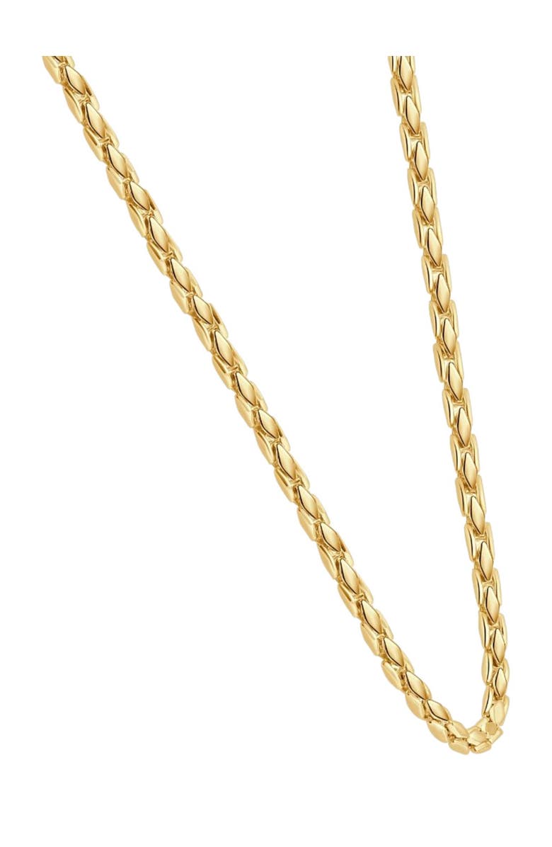 Bliss Diamond 14k Gold Women
s 24" Chain Necklace 26 Grams 4.5mm Thick, Alternate, color, 14K Yellow Gold