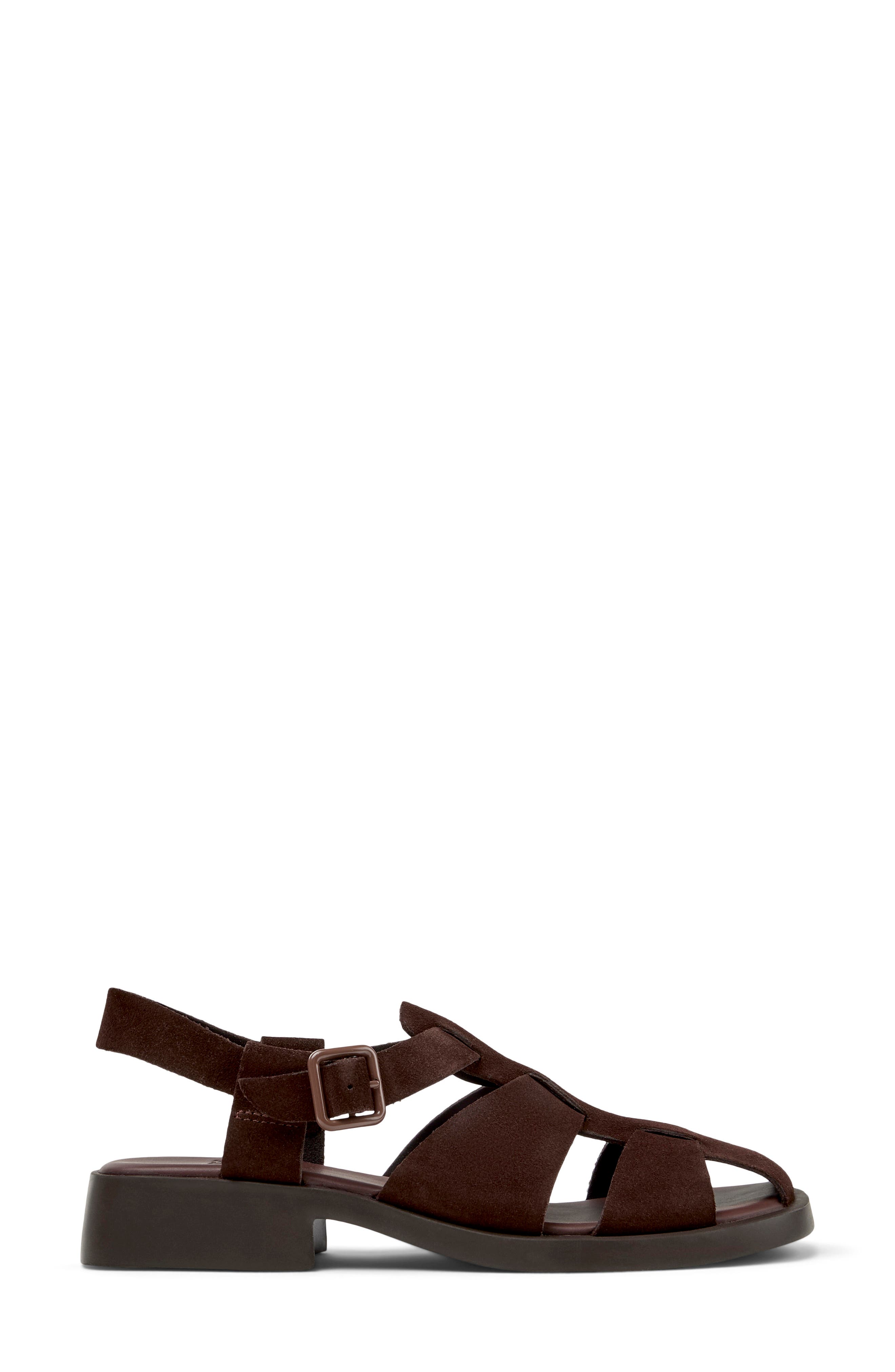 Camper Dana Fisherman Sandal, Alternate, color, Brown