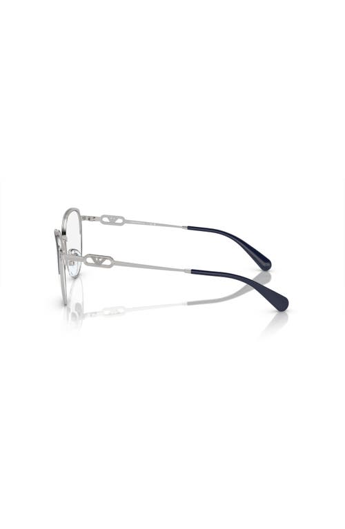 Emporio Armani 51mm Cat Eye Optical Glasses In Brown