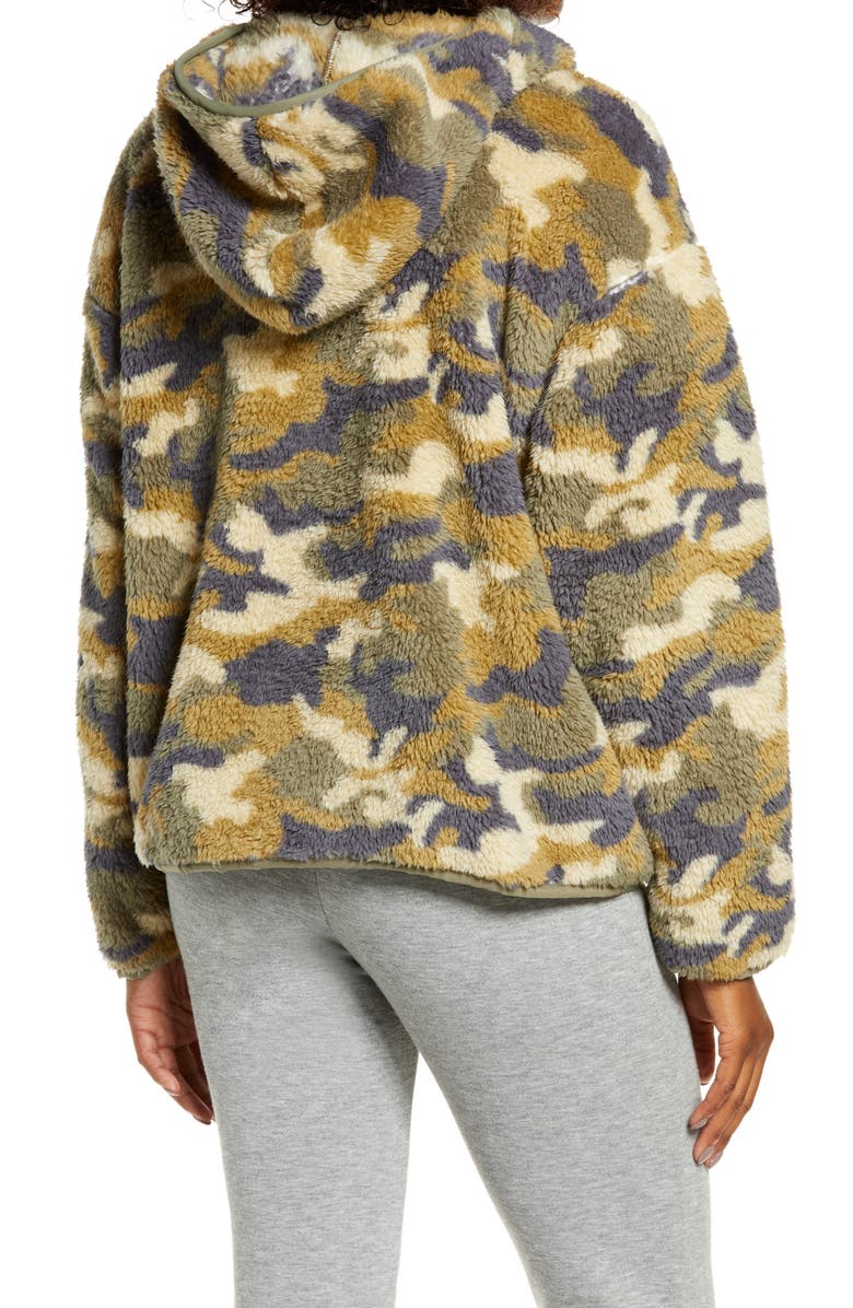 UGG<sup>®</sup> Kadence Faux Fur Zip Hoodie, Alternate, color, 
