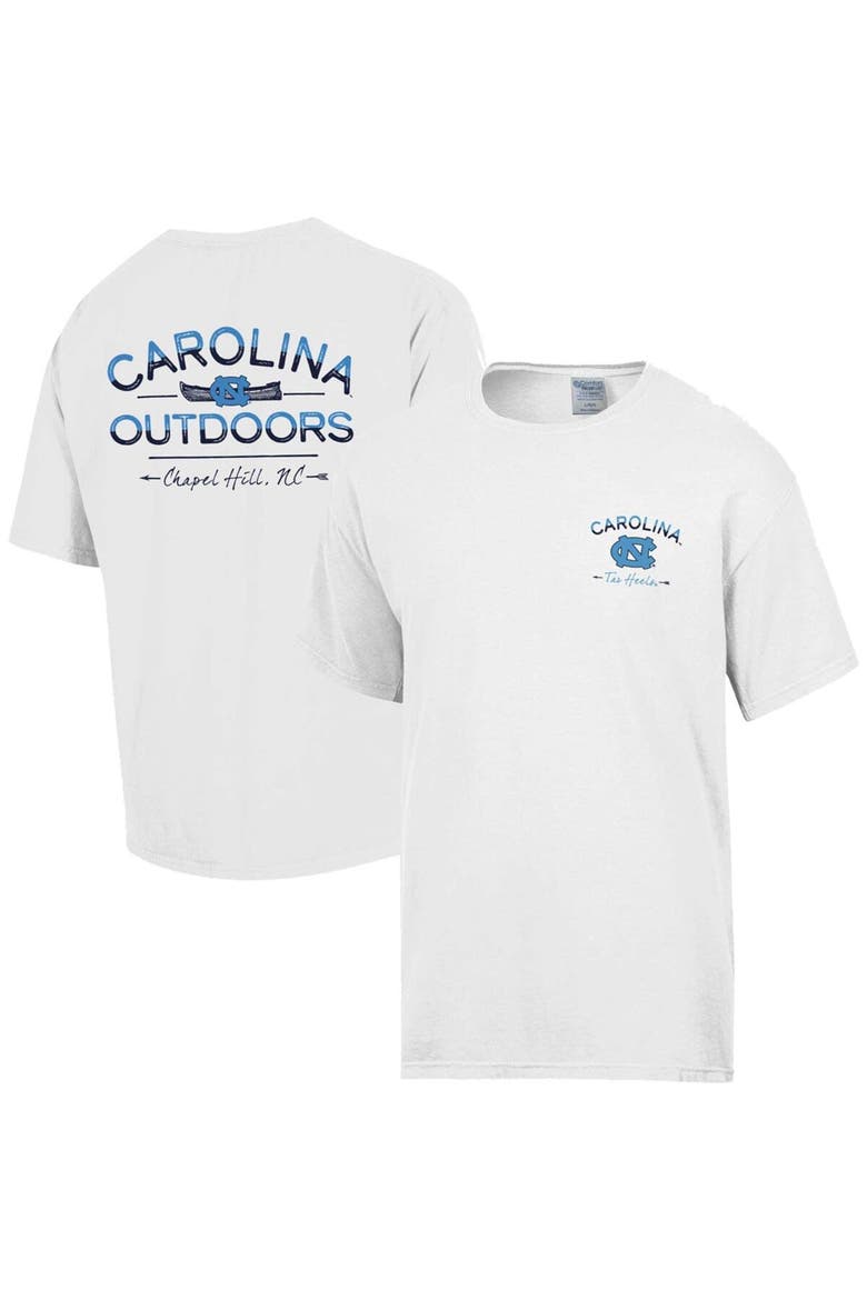 Men's Comfort Wash White North Carolina Tar Heels Great Outdoors T-Shirt, Alternate, color, White