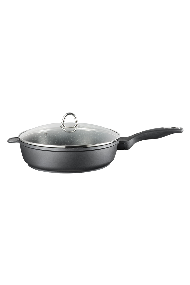 GRANITE Chef Pan with Lid 4.1qt, Main, color, BLACK