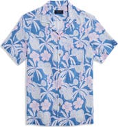 vineyard vines Palm-Arita Linen Blend Camp Shirt