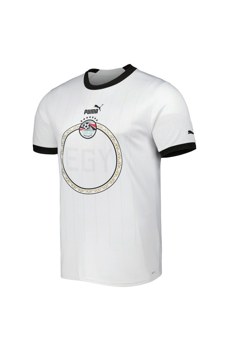 PUMA Men's Puma White Egypt National Team 2022/23 Away Replica Jersey, Alternate, color, 