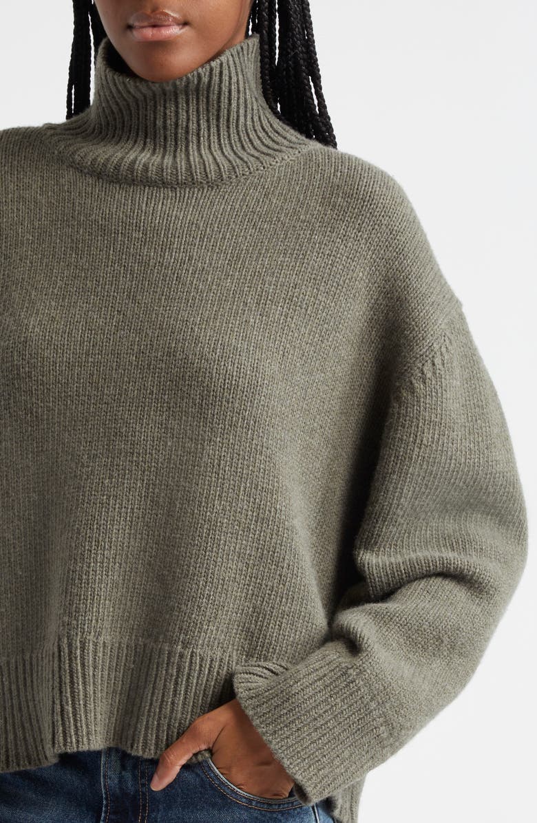 Nili Lotan Omaira Wool Turtleneck Sweater, Alternate, color, 
