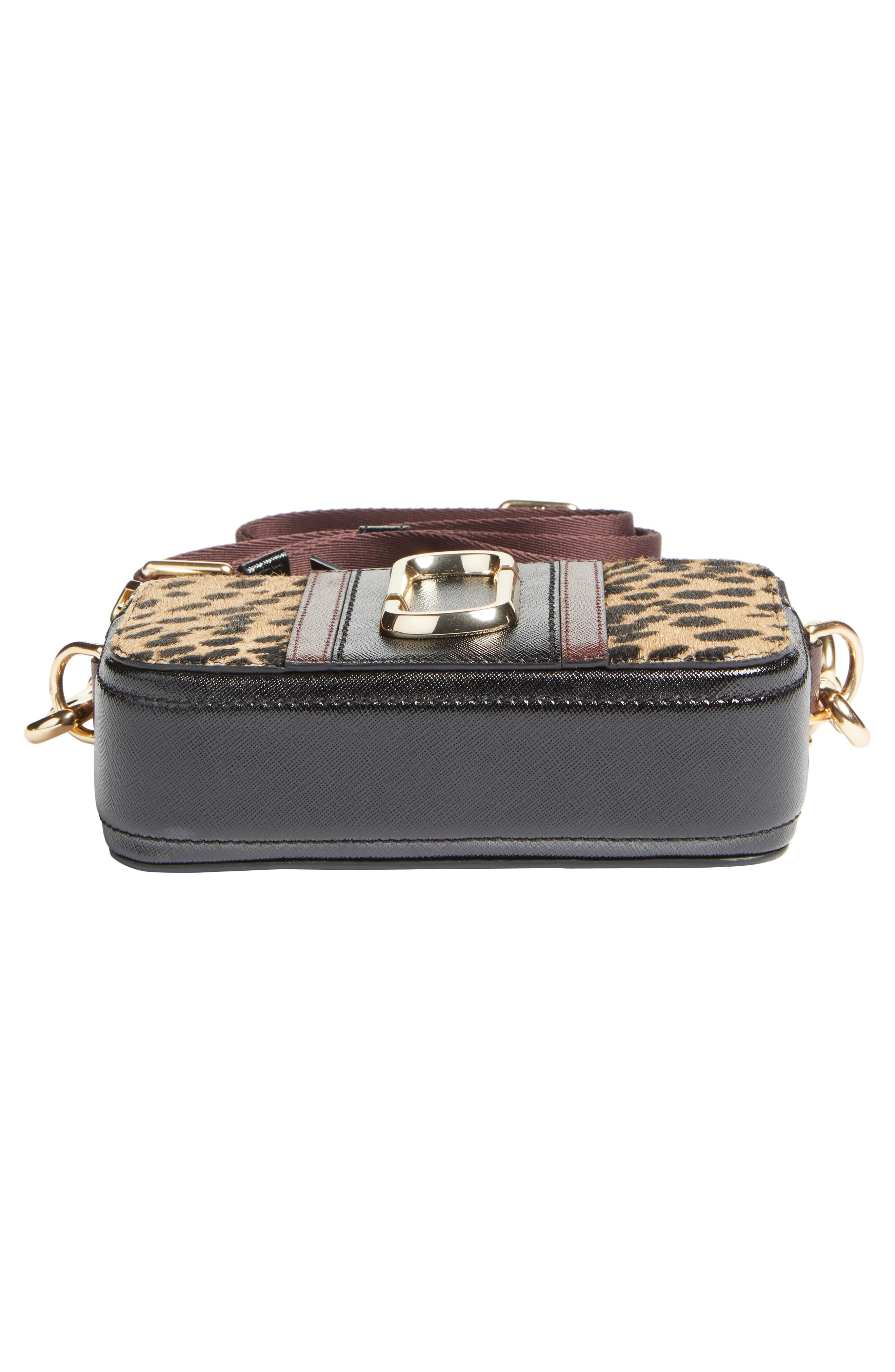 Marc Jacobs Snapshot Leopard Crossbody Bag, Alternate, color, 