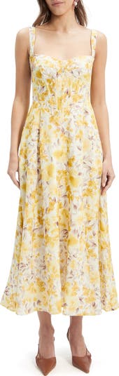 Bardot Lilah Corset Midi Dress | Nordstromrack