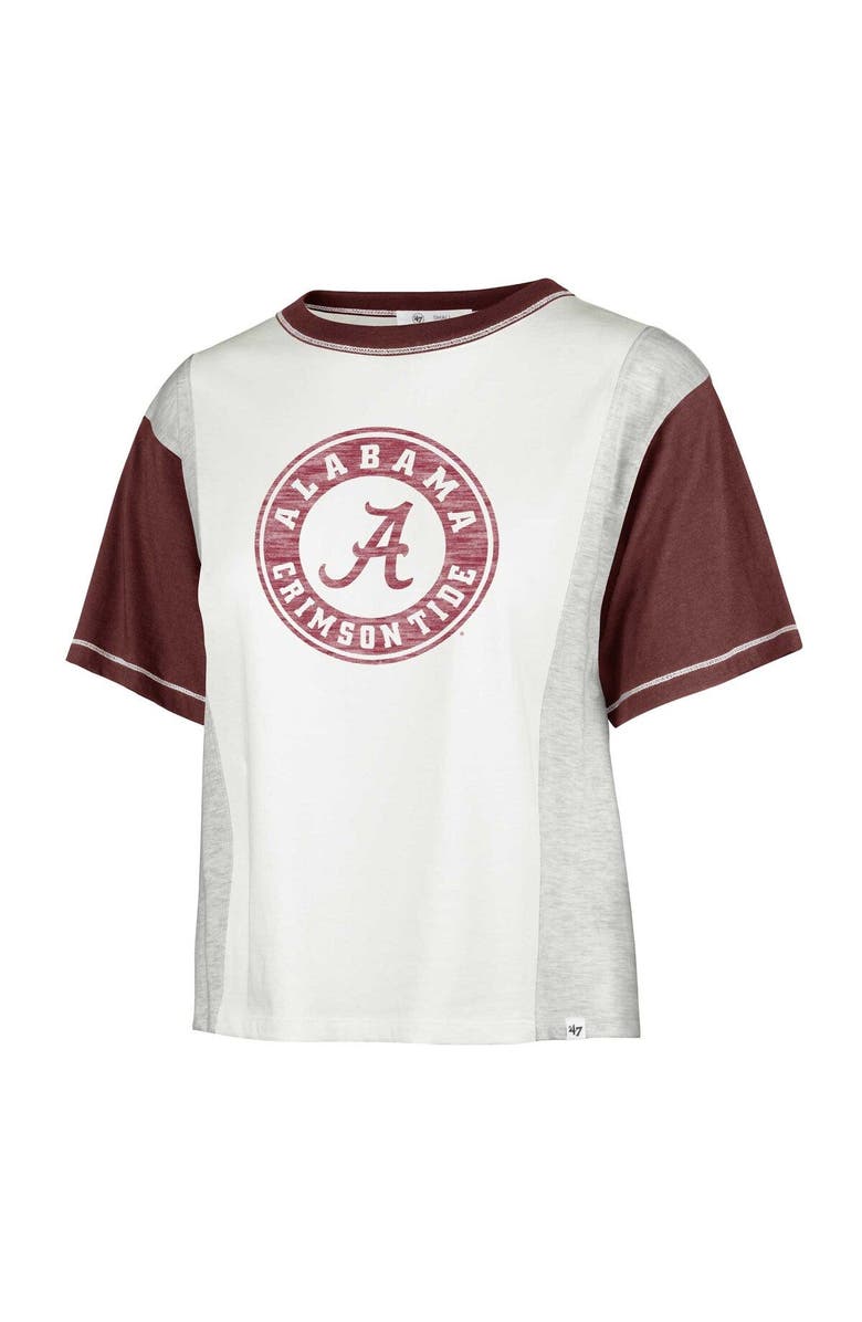 '47 Woman's '47 White Alabama Crimson Tide Premier Tilda Tee, Alternate, color, White