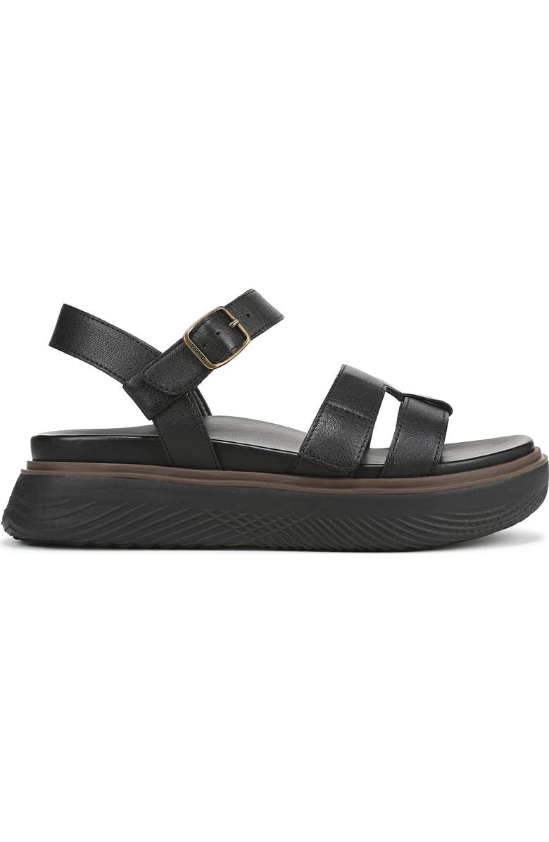 Vionic Solana Platform Sandal, Alternate, color, Black