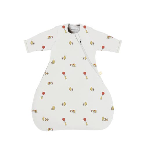 Gunamuna Unisex Baby Long Sleeve Transitional Swaddle Sleep Sack, Easy Diaper Changes, 2.5 Tog In White