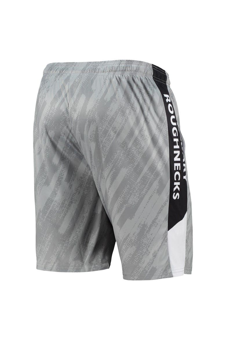 Men's FOCO Gray Calgary Roughnecks Static Mesh Shorts, Alternate, color, Gray