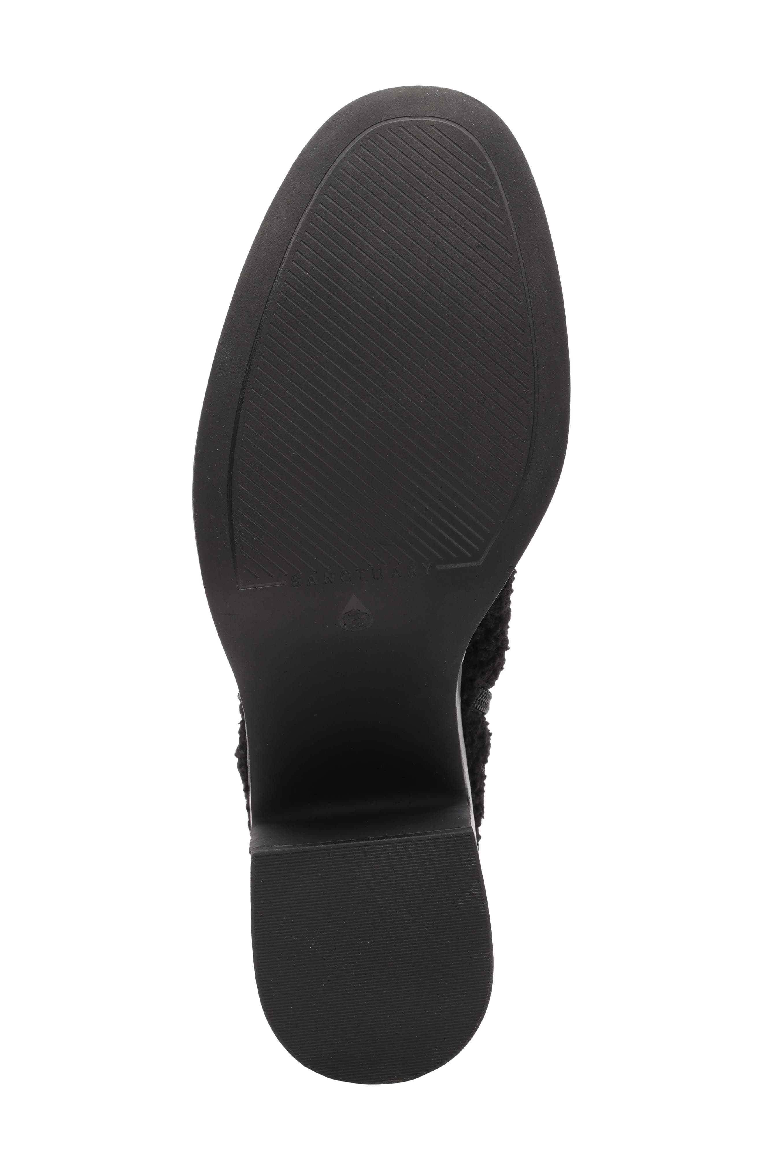 Sanctuary Emmet Faux Shearling Platform Bootie, Alternate, color, Black