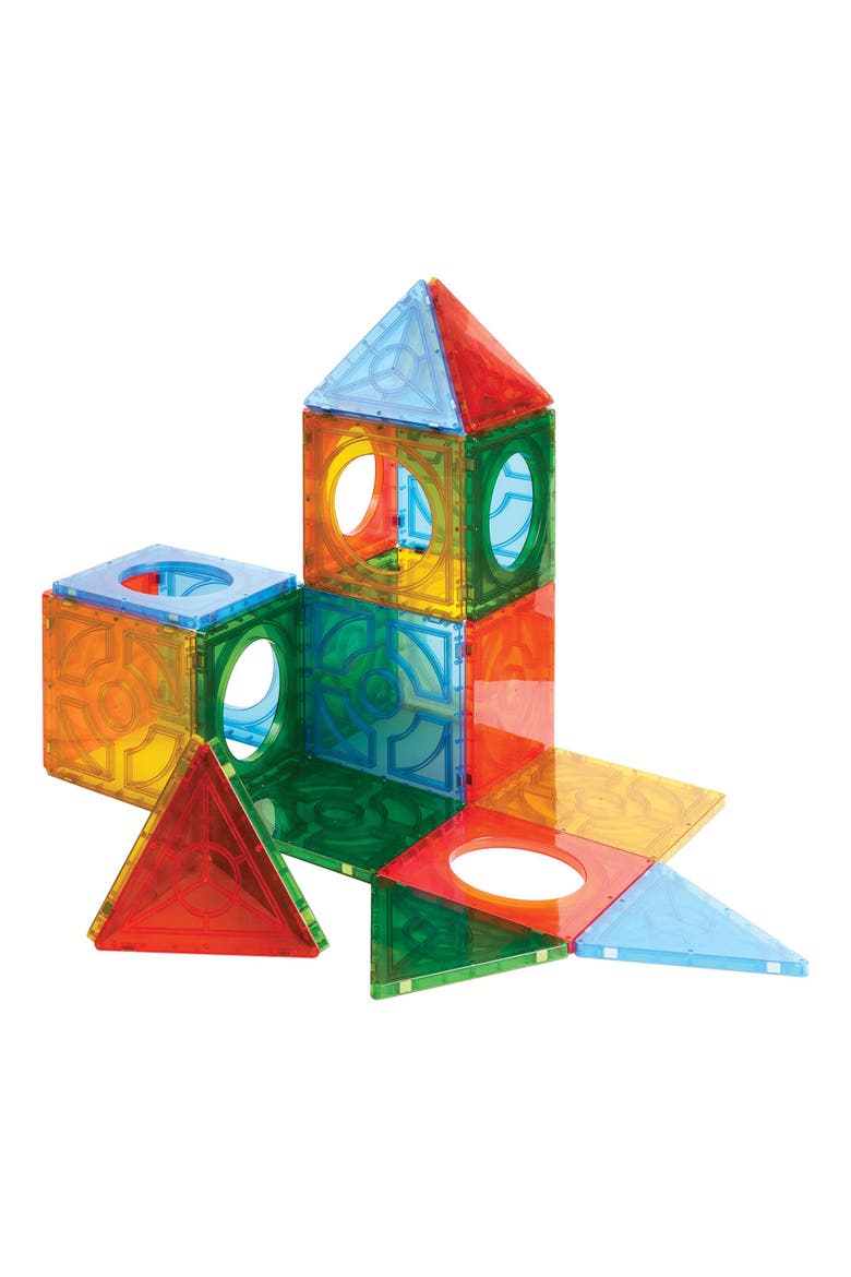Mega Magnetic Building Set - 24 Pieces, Main, color, Multicolored