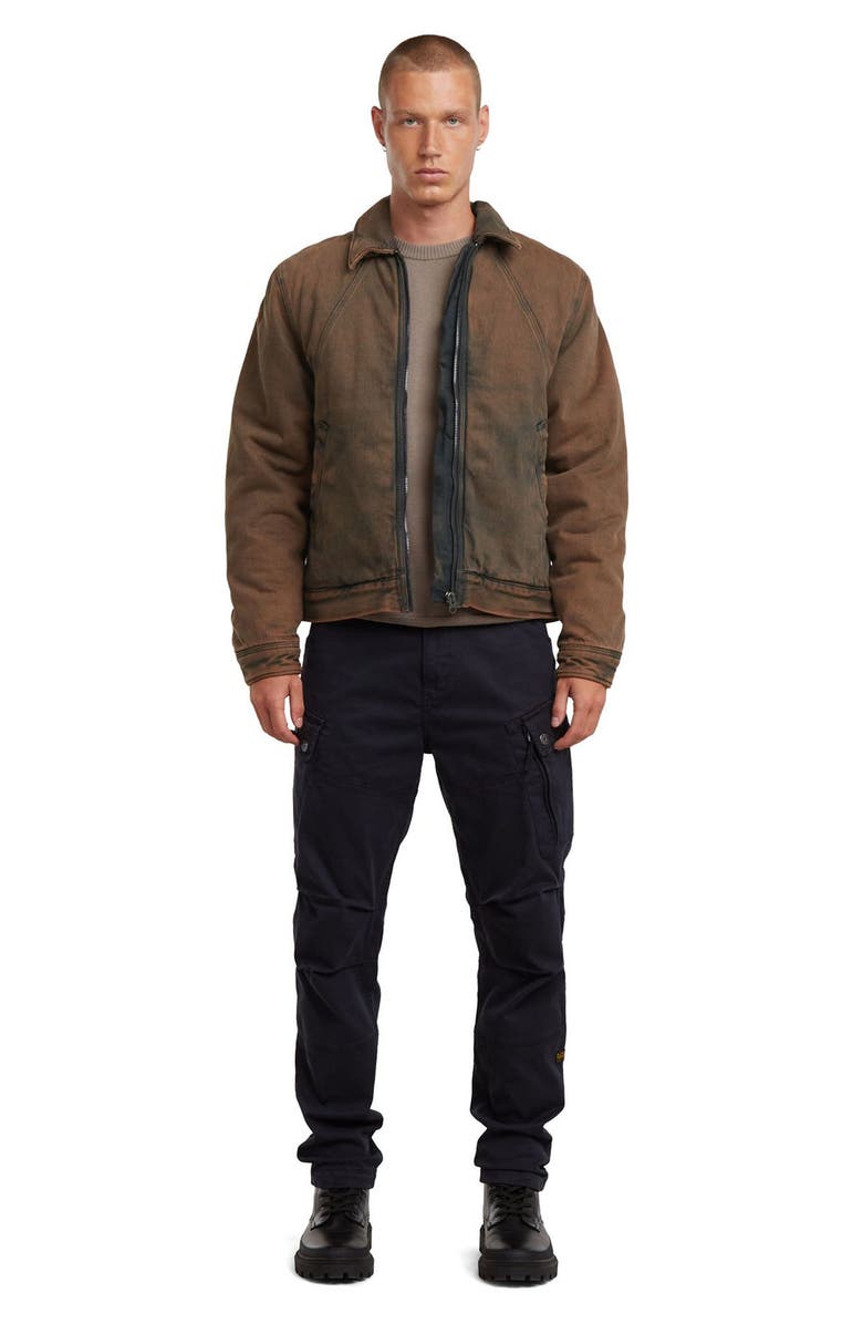 G-STAR A-Line Padded Coach's Jacket, Alternate, color, Worn In Pecan Brown