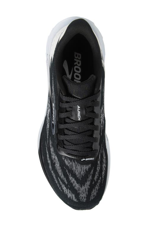 Brooks Launch 11 Running Shoe In Black/white