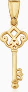 Oradina 14K Yellow Gold Markey Pendant Charm