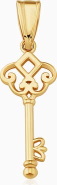 Oradina 14K Yellow Gold Markey Pendant Charm
