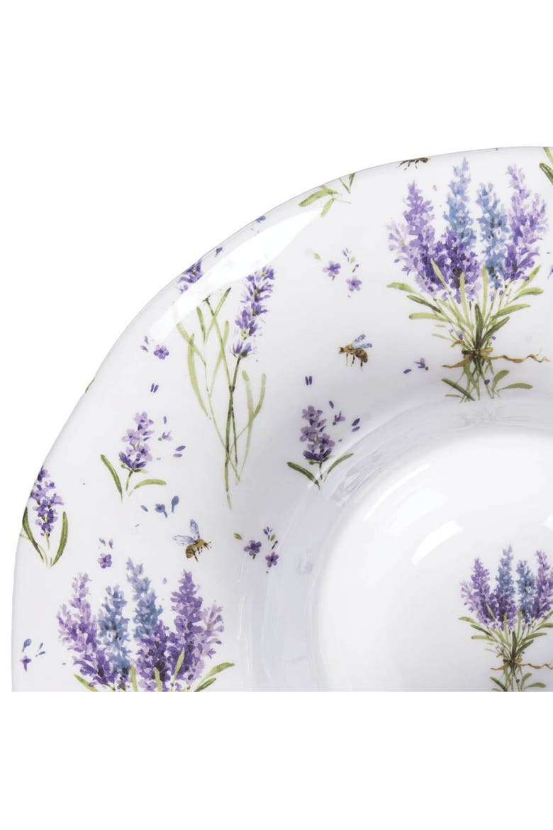 Lavender Fields Chip & Dip Novelty Dinnerware Serving Plate 13.4", Alternate, color, Purple