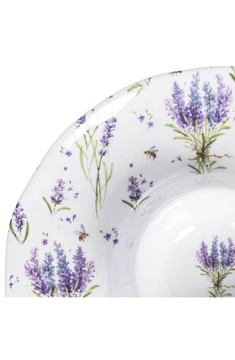 C&F Home Lavender Fields Chip & Dip Novelty Dinnerware Serving Plate 13.4", Alternate, color, Purple