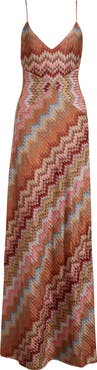 Missoni Snakeskin Zigzag Raschel Knit Dress