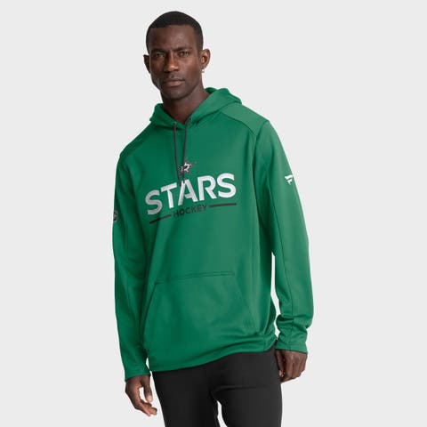 Men's Fanatics Kelly Green Dallas Stars Authentic Pro Rink Hoodie