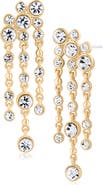 JARDIN Cascading Crystal Drop Earrings