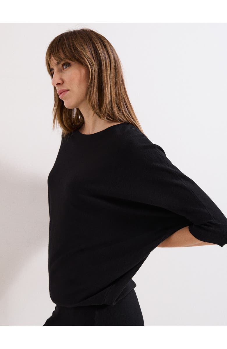 Phase Eight Becca Batwing Dress, Alternate, color, Black