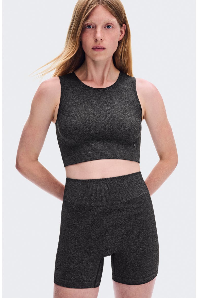 Studio Knit Bike Shorts, Alternate, color, EMBER HEATHER