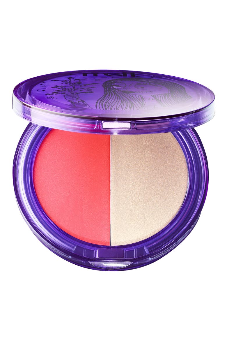 x Disney 'The Nightmare Before Christamas' Deadly Night Shade Cream Blushlight & Highlight Duo (Limited Edition), Main, color, DEADLY NIGHT SHADE