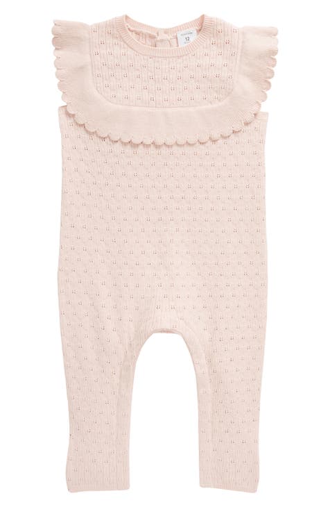 Ruffle Sweater Knit Romper (Baby)