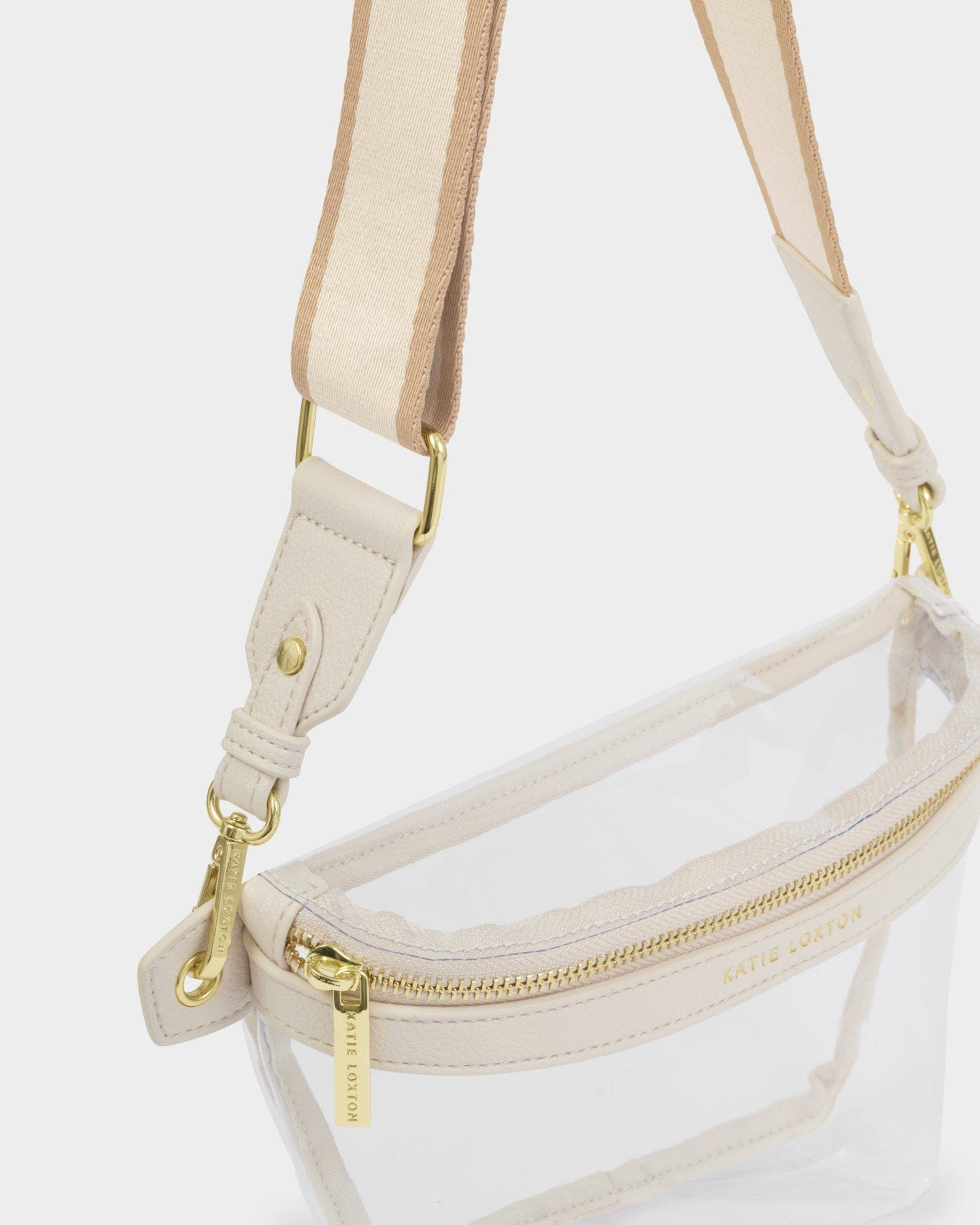 Katie Loxton Stadium Belt Bag in Off White, Alternate, color, Off-White