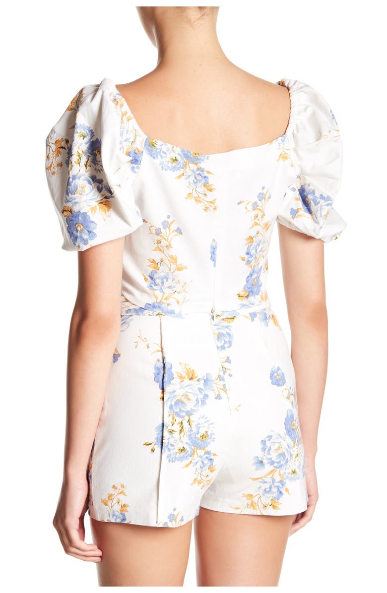 WAYF Cesena Puff Sleeve Crop Top, Alternate, color, 