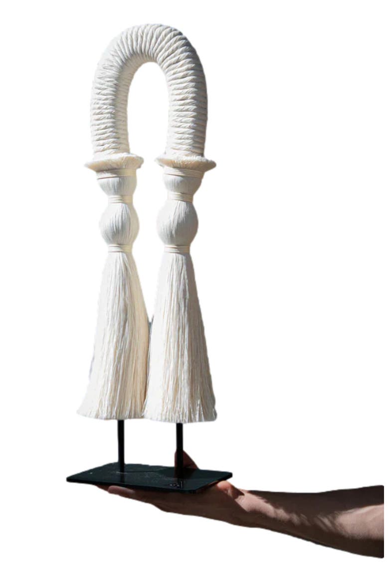 Aldeana Sculpture, Main, color, White