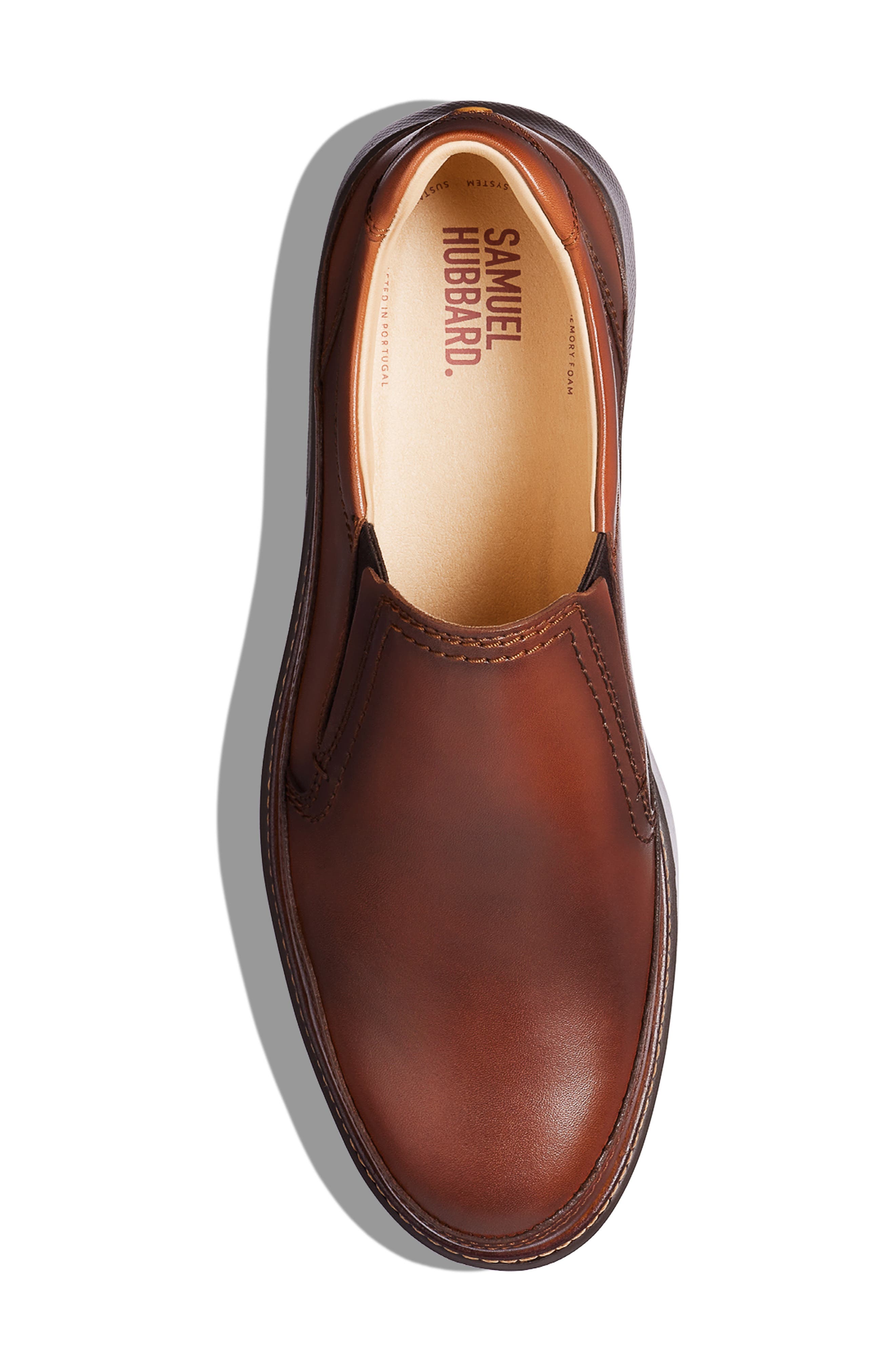 Rafael Slip-On, Alternate, color, COGNAC LEATHER