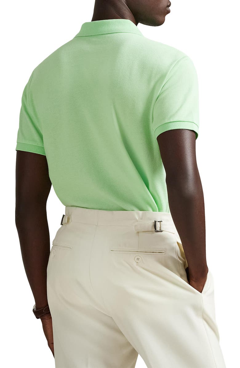 Polo Ralph Lauren The Iconic Cotton Piqué Polo, Alternate, color, Cruise Lime