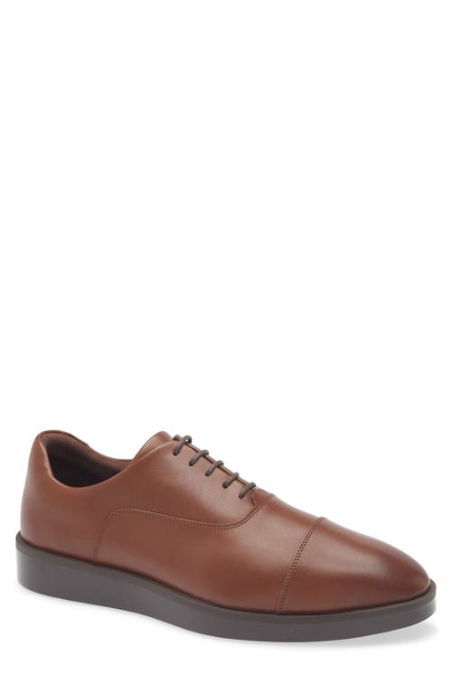 Wolf & Shepherd Men's Closer Leather Oxford Dress Shoes In Brown Oxford